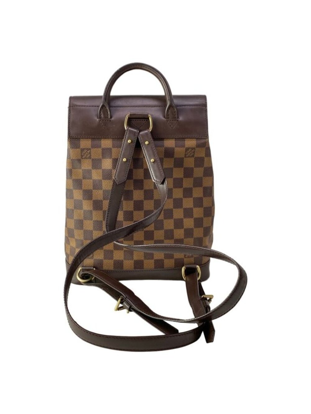 Louis Vuitton Backpack Sac Damier Soho Ebene - Picture 3 of 15